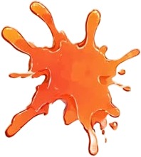 a splash of orange paint on a white background 1.jpg